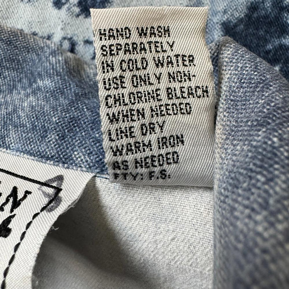 Vintage Y2K Keren Hart Relaxed Fit Cropped Denim Jacket - Picture 8 of 8